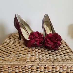 Carlos Santana Maroon Heels